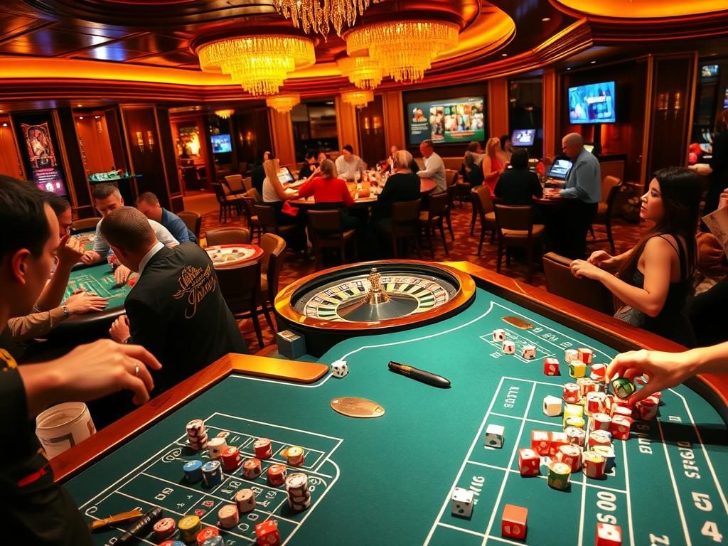 casino, sesiune de distractie in casino, jocuri de casino