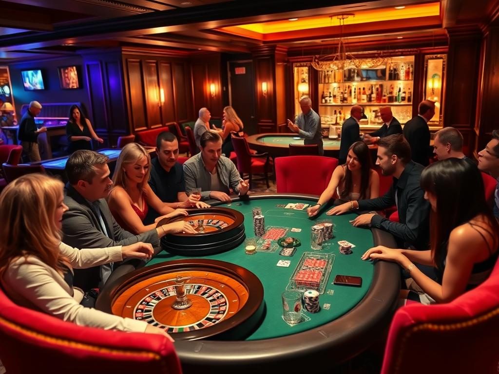 jocuri de casino, petreceri, seri